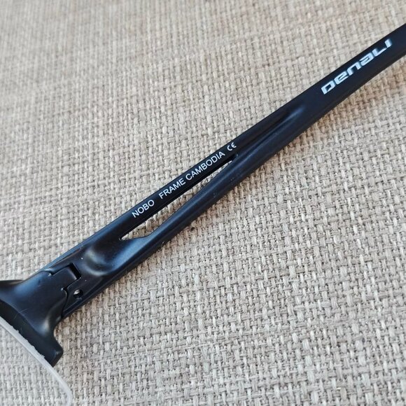 Denali Men Eyeglasses Frame Half Rim NOBO MATT BLACK 55[]19 145 Glasses - Picture 11 of 13